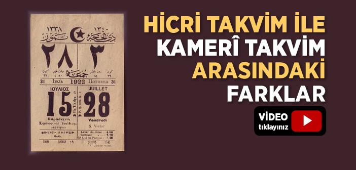 İslam’da Takvimin Önemi Nedir? Hicri Takvim İle Kameri Takvimin Farkı Nedir?