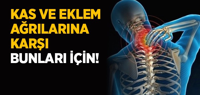 Kas ve Eklem Ağrılarınıza İyi Gelecek Besinler