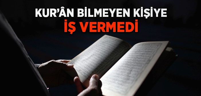 Mal ve Mevki Hırsını Bitiren Âyet
