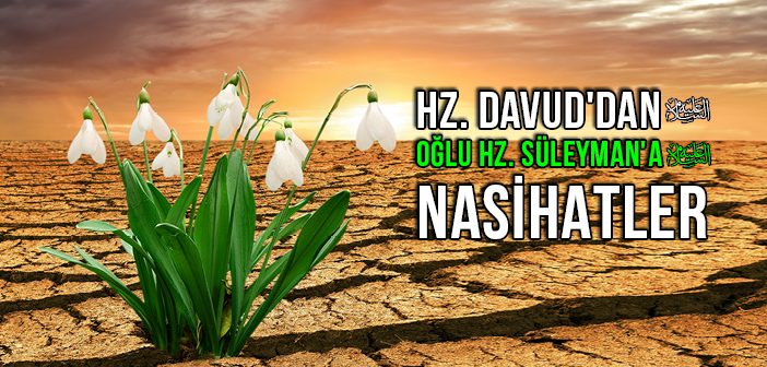 Hz. Davut’tan (a.s.) Oğlu Hz. Süleyman’a (a.s.) Nasihatler