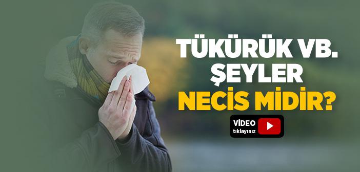 Tükürük ve Benzeri Şeyler Necis midir?