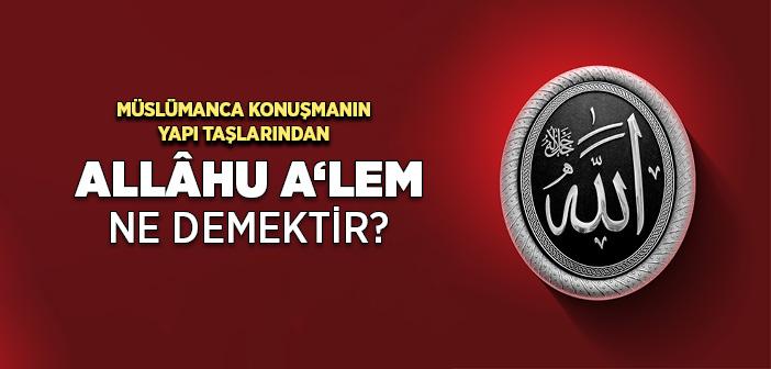 Allahu Alem Ne Demek?