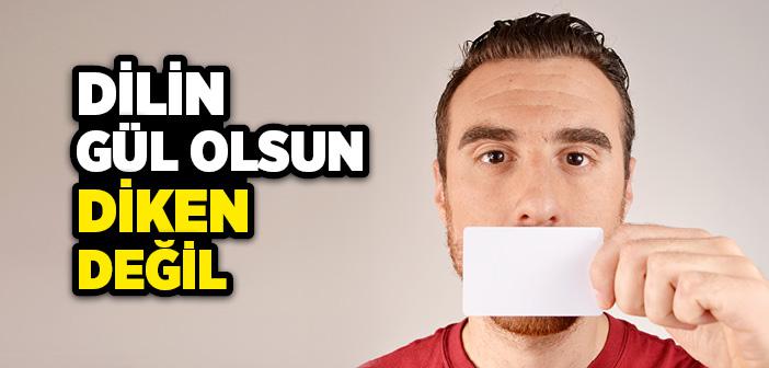 Dilin Gül Olsun Diken Değil