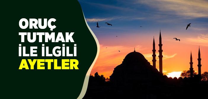 Oruçla İlgili Ayetler