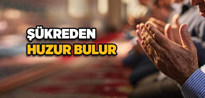Şükreden Huzur Bulur