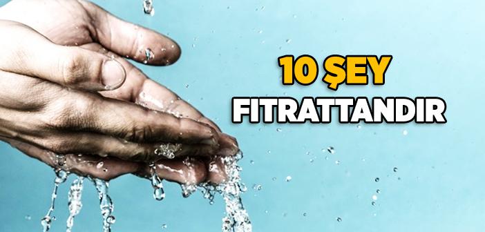 "On Şey Fıtrattandır" Hadisi