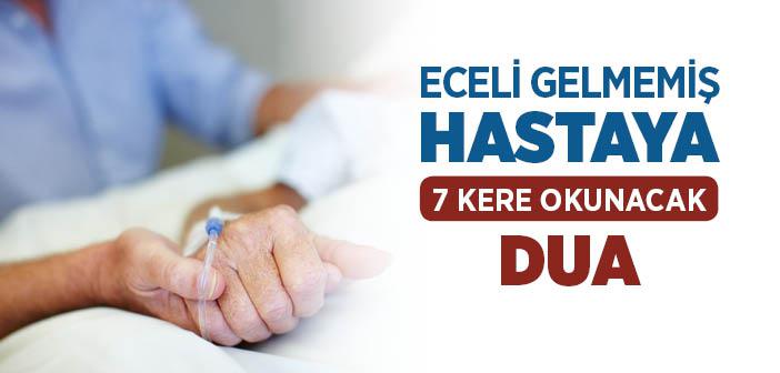 Hastaya 7 Kere Okunacak Dua