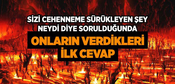 "Biz Namaz Kılanlardan Değildik" Derler Ayeti
