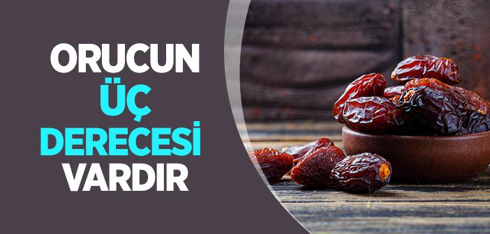 Orucun Dereceleri