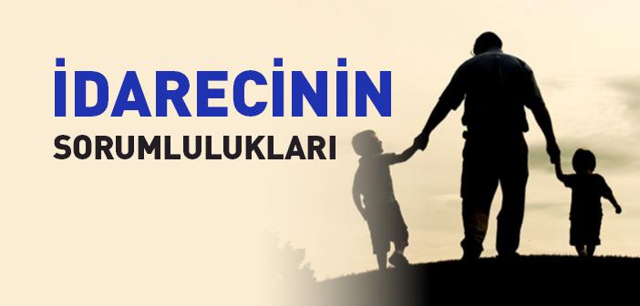 İdarecinin Sorumlulukları