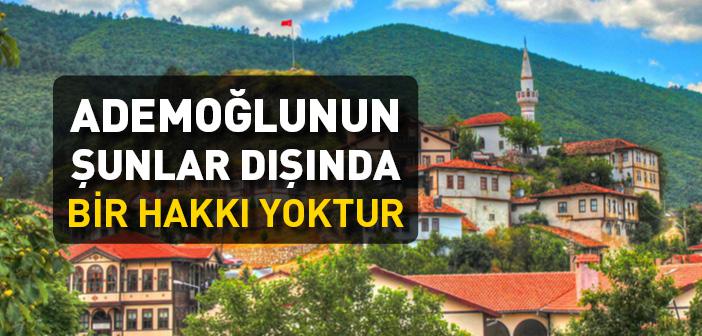“Ademoğlunun Şunlar Dışında Bir Hakkı Yoktur” Hadisi