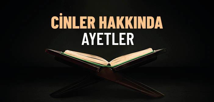 Cinler ile İlgili Ayetler