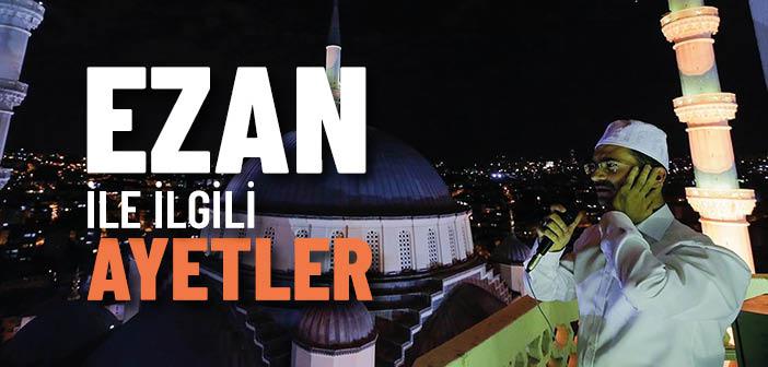 Ezan ile İlgili Ayetler
