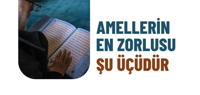Amellerin En Zorlusu Şu Üçüdür