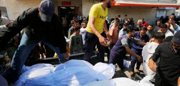 Katil İsrail'in 222 Gündür Saldırılarını Sürdürdüğü Gazze'de Şehit Sayısı 35 Bin 233'e Çıktı