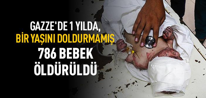 İsrail, Gazze'de 1 Yılda, Bir Yaşını Doldurmamış 786 Bebeği Öldürdü