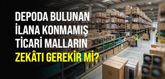 Ticaret Amacıyla Alınan Ancak İlana Koyulmamış Depodaki Ürünlerin Zekatı Verilmesi Gerekir mi?