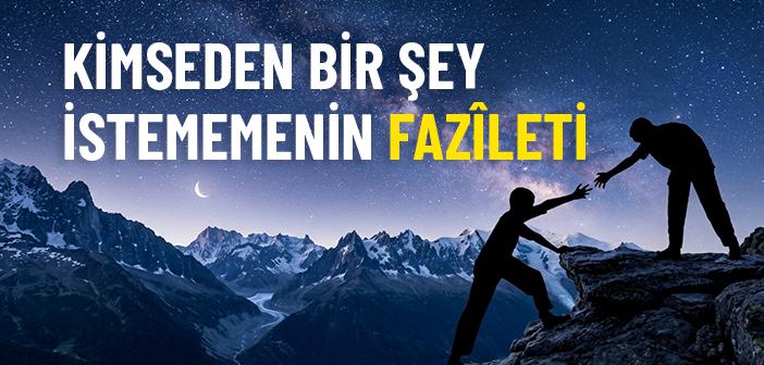Peygamber Efendimiz'in Sahabeden Aldığı Söz