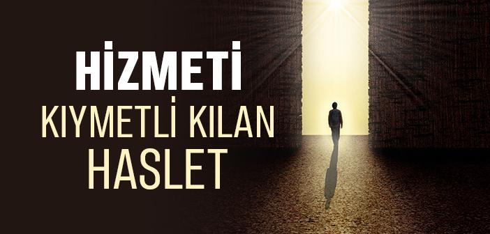 Hizmette Edep Daha Mühimdir