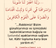 Kur’ân-ı Kerîmden Duâlar 17