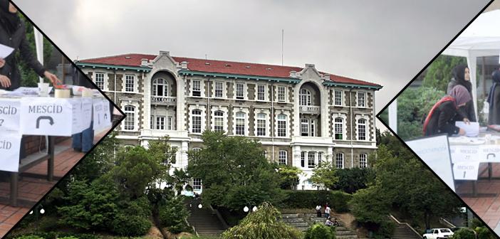 Boğaziçi Üniversitesi'nde 'mescit' Açıldı