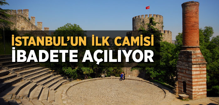 Rumeli Hisarı Camii İbadete Açılıyor