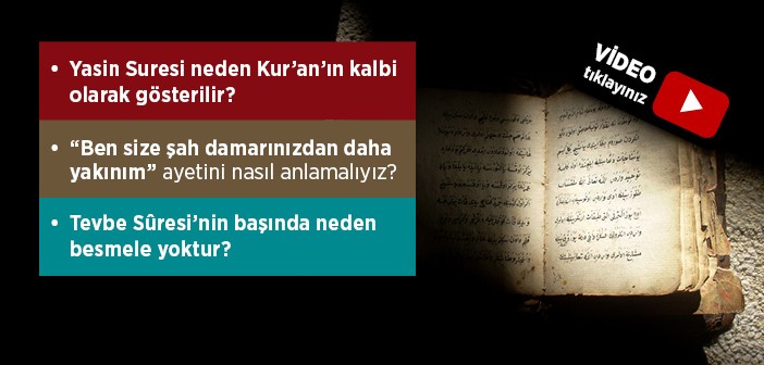 Ömer Çelik Kur'ân'la İlgili Merak Edilenleri Cevaplıyor