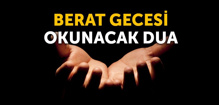 Berat Gecesi Okunacak Dua