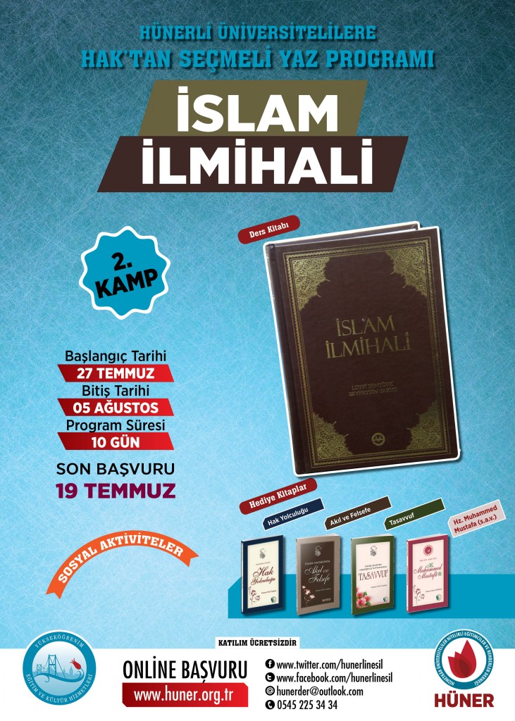 yükseköğererim anadolu YAZ PROGRAMLARI_islam ilmihali