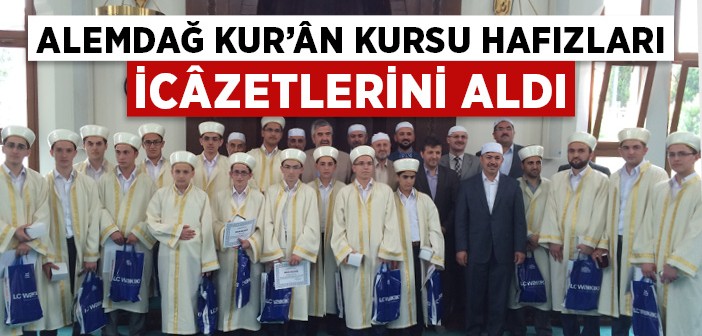 Alemdağ Kur'ân Kursu Hafızlık İcâzet Merasimi Yapıldı