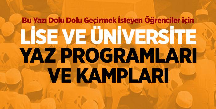 Lise ve Üniversite Öğrencileri İçin Yaz Programları