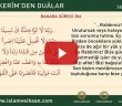 Kur’ân-ı Kerîm’den Duâlar 6 (bakara Sûresi  286)