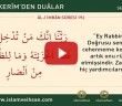 Kur’ân-ı Kerîm’den Duâlar 15 (al-i İmran Sûresi  192)
