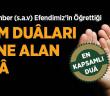 Tüm Duâları Kapsayan Duâ