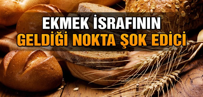 Türkiye'deki Ekmek İsrafıyla 1 Milyon Aile Geçiniyor