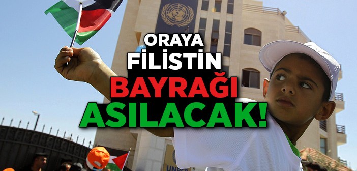 Bm'ye Filistin Bayrağı Asılacak!