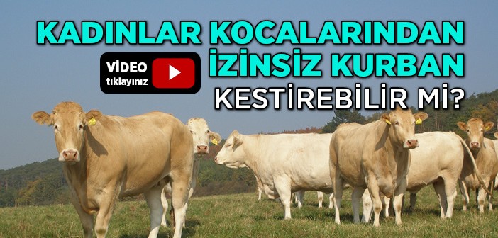 Kadın Kocasından İzinsiz Kurban Kestirebilir mi?