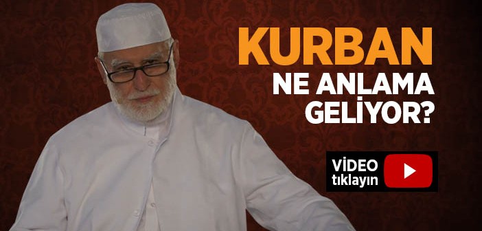 Kurban Ne Demektir?