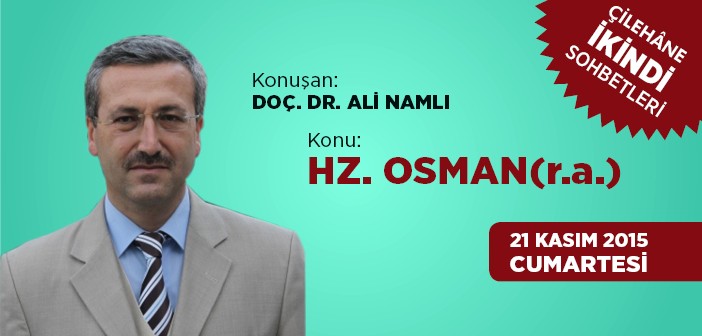 Doç. Dr. Ali Namlı 'çilehane Sohbetleri'nde