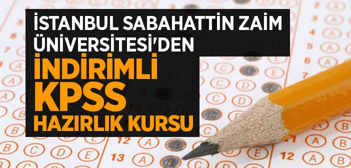 İzü'de İndirimli Kpss Kursu