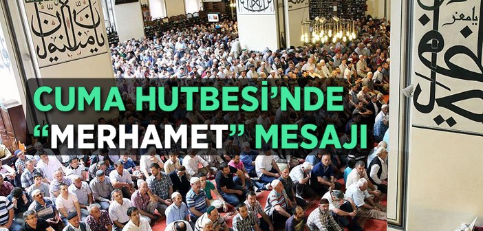 Cuma Hutbesinde 