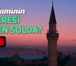 Firuz Ağa Camiî'nin Minaresi Neden Solda?