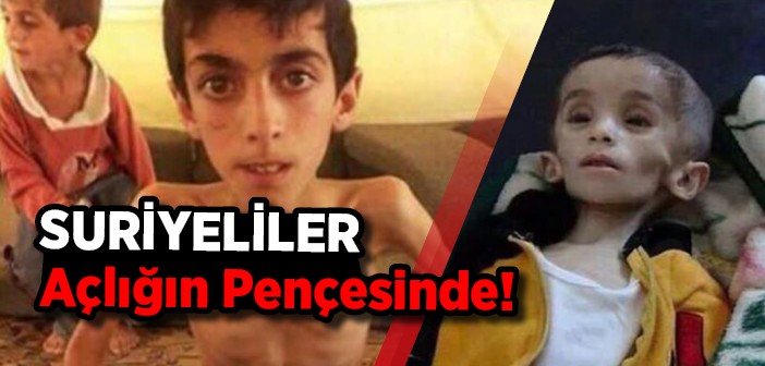 Madaya Açlığın Pençesinde Yardım Bekliyor!