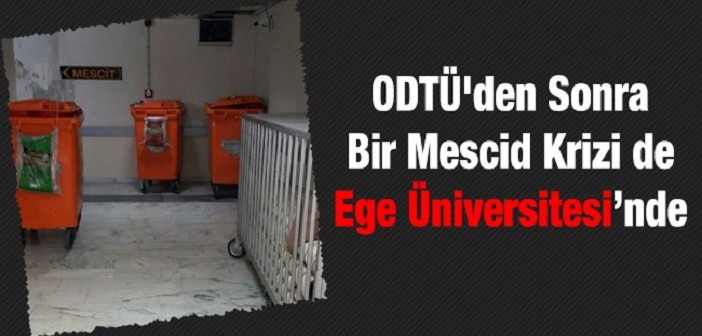 Odtü'den Sonra Ege'de De Mescit Krizi Çıktı