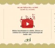 El-azim Celle Celalûhu- (esmâ-ül Hüsnâ Şerhi)