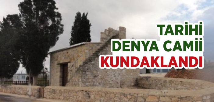 Güney Kıbrıs'ta Cami Kundaklandı