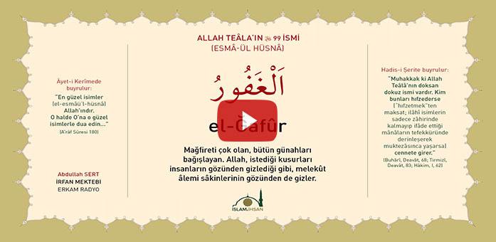 El-gafur Celle Celalûhu- (esmâ-ül Hüsnâ Şerhi)