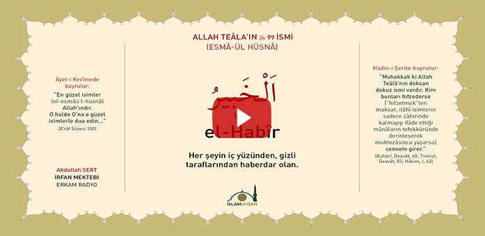 El-habir Celle Celalûhu- (esmâ-ül Hüsnâ Şerhi)