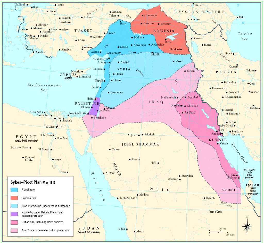 Sykes-Picot-Anlasmasi-harita