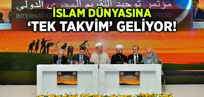 İslam Dünyasına 'tek Takvim' Geliyor!